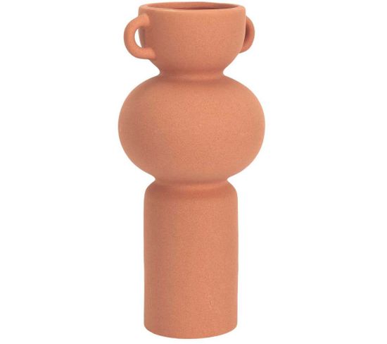 Vase Avec Anse En Céramique  11.5 X 25.5 Cm