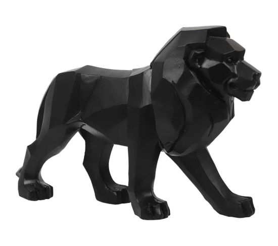 Lion Origami En Polyrésine 36 Cm