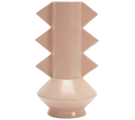 Vase En Céramique 8 X 15 Cm Lola Marron