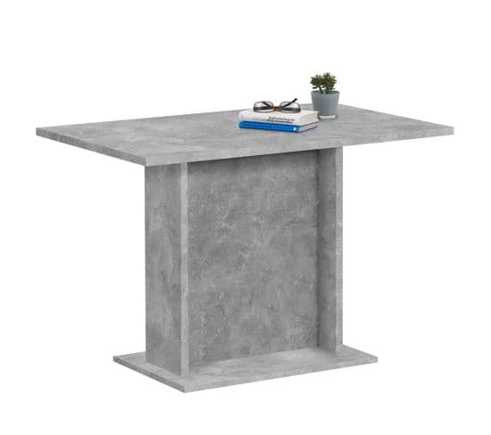 Table De Repas Design "sanary" 110 cm Gris Béton