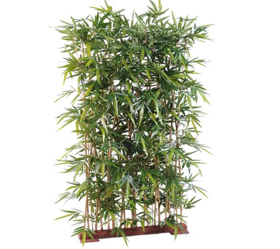 Plante Artificielle Haute Gamme Spécial Extérieur/haie Artificielle Bambou, Vert -185 X 50 X 120 Cm
