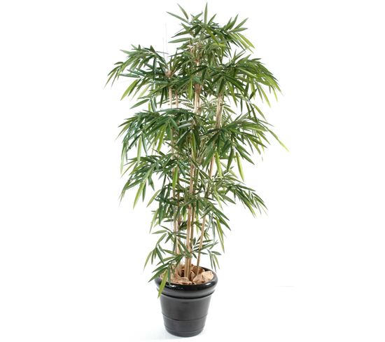 Plante Artificielle Haute Gamme Spécial Extérieur/bambou Artificiel Coloris Vert - 150 X 90 Cm