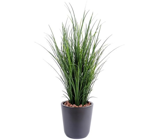 Plante artificielle haute gamme Spécial extérieur / Herbe artificielle - Dim : 60 x 15 cm