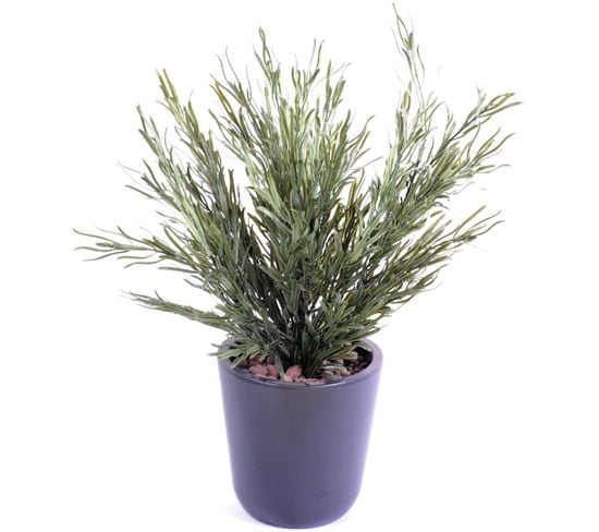 Plante artificielle haute gamme Spécial extérieur / Podocarpus artificiel - Dim : 45 x 30 cm