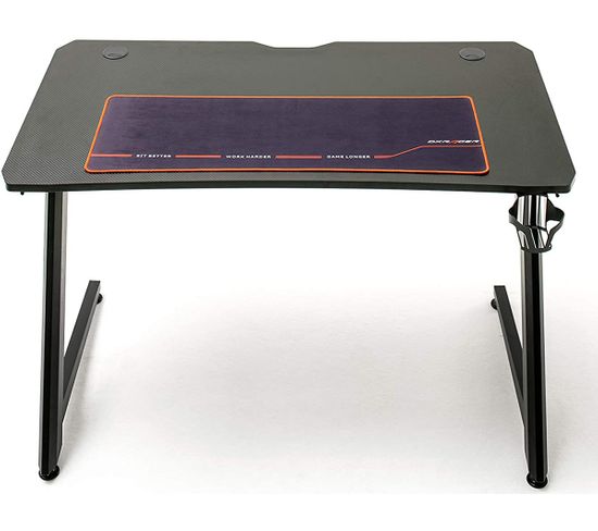 Table De Jeu / Bureau De Jeu En Métal Coloris Noir - L. 111 X H. 75 X P. 60 Cm