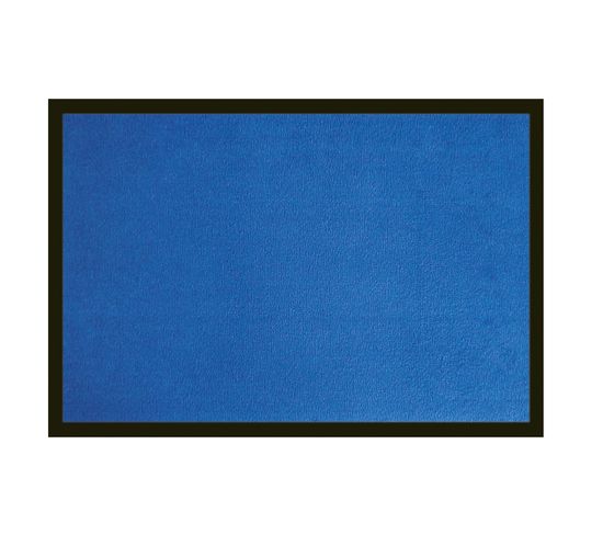 Tapis Anti-poussière En Polyamide Coloris Bleu -  Largeur 40 X Longueur 60 Cm