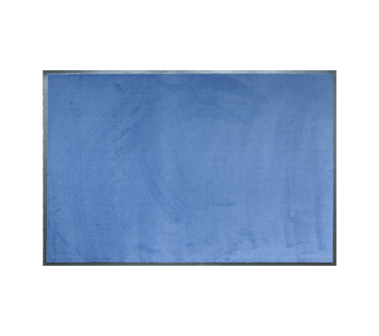 Tapis Anti-poussière En Polyamide Coloris Bleu -  Largeur 60 X Longueur 90 Cm