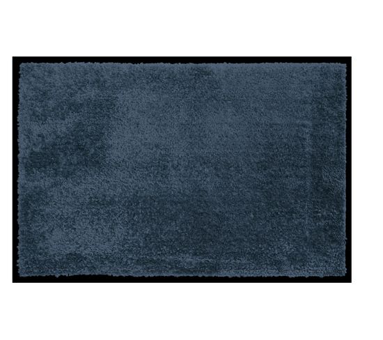 Tapis Anti-poussière En Microfibre Coloris Bleu  -  Largeur 40 X Longueur 60 Cm