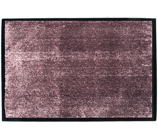 Tapis Anti-poussière En Microfibre Coloris Chocolat  -  Largeur 40 X Longueur 60 Cm