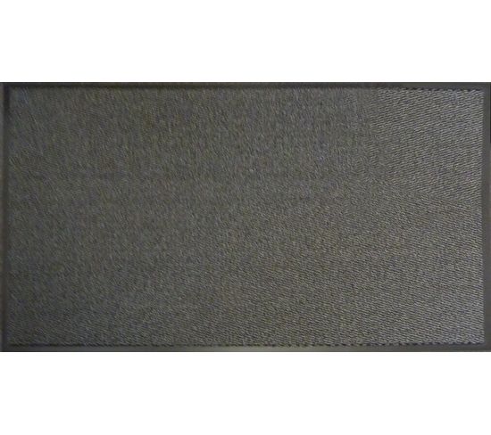 Tapis Anti-poussière En Polypropylène Coloris Gris  -  Largeur 60 X Longueur 90 Cm