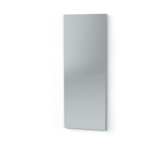 Miroir De Salle De Bain Coloris Blanc - Longueur 118,5  X Profondeur 2 X Hauteur 44  Cm