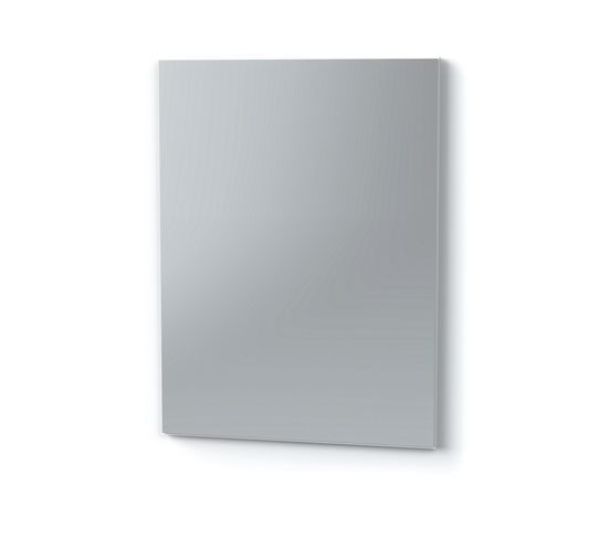 Miroir De Salle De Bain Coloris Blanc - Longueur 59,50 X Profondeur 2 X Hauteur 44 Cm