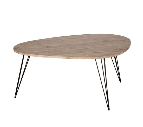 Table Basse Design Neile - L. 97 X H. 50 Cm - Noir