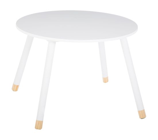 Table Enfant Douceur - Diam. 60 Cm - Blanc