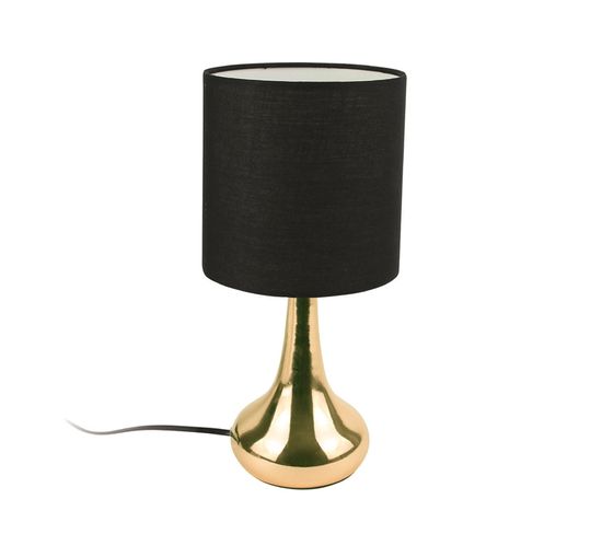 Lampe De Chevet Design Touch - H. 32 Cm - Noir