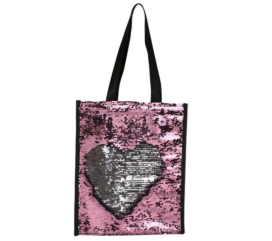 Lunch Bag Isolant Avec Paillettes Design - Rose