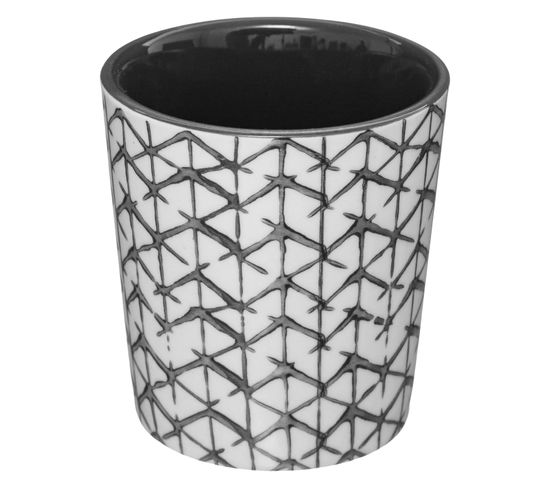 Mug Design Shibori - 190 Ml - Gris