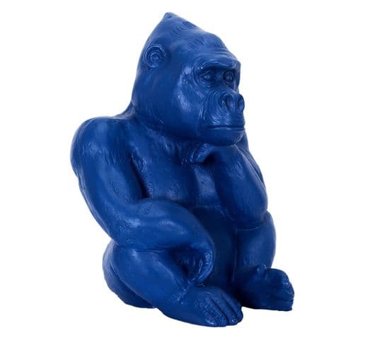 Gorille Décoratif Magnesia - Hauteur 54 Cm - Bleu