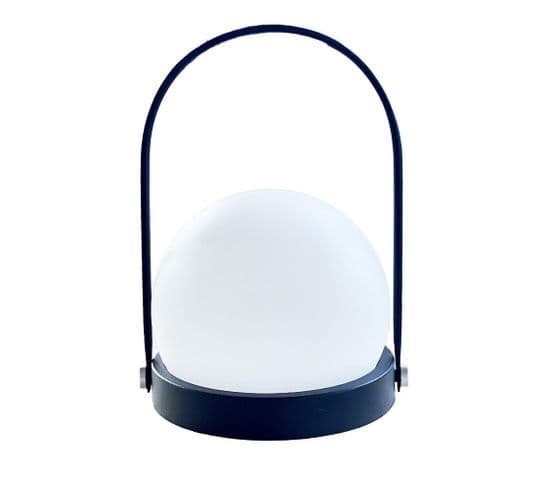 Lampe De Table Sans Fil Poignée En Métal  LED Blanc Chaud Day H22cm
