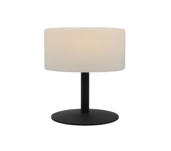 Lampe De Table Atlas Rock Noir Polyéthylène H20cm