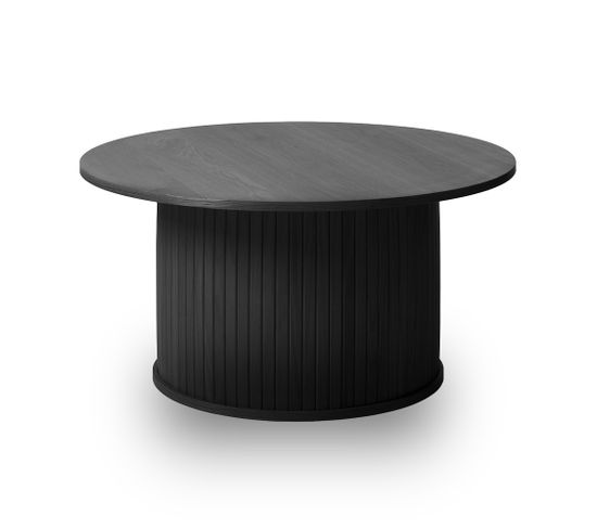 Table Basse Bois Noir Alba 90x90cm