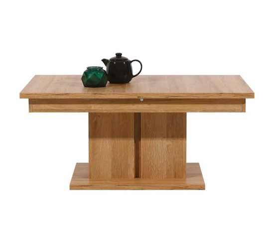 Table Basse à Allonge Chêne - Bielsko - L 114/144 X L 68 X H 51.5 Cm