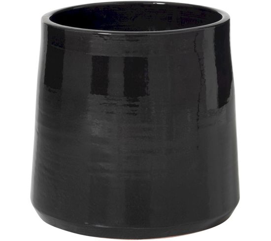 Cache-pot Noir Céramique 28x28x26cm