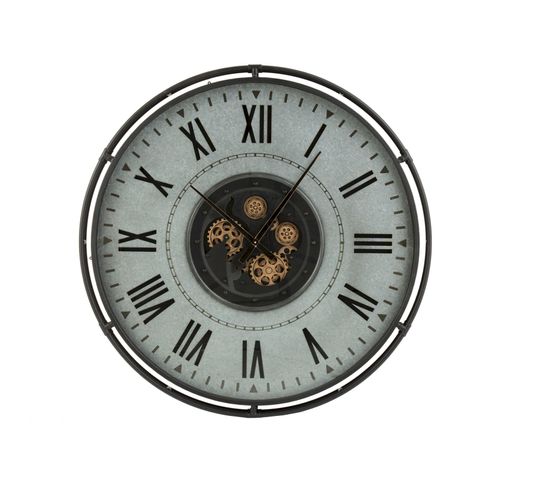 Horloge Murale Gris Métal 109x9,5x109cm