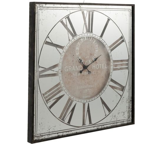 Horloge Murale Marron Fer 99,5x6,5x99,5cm