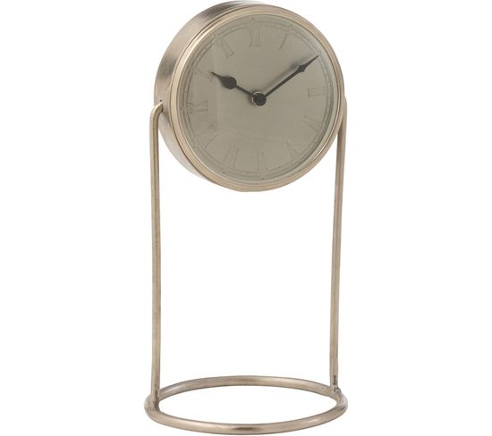 Horloge Argent Metal 18x18x36cm