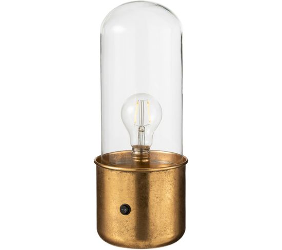 Lampe Or Zinc 14x14x34,5cm