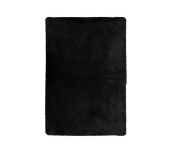 Tapis De Bain Lapin 125 165 X 100 Cm Noir