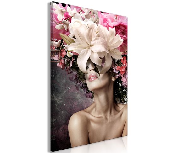 Tableau Smell Of Dreams Vertical 80 X 120 Cm Rose