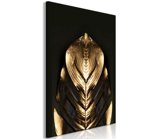 Tableau Pharaoh's Gold Vertical 60 X 90 Cm Noir