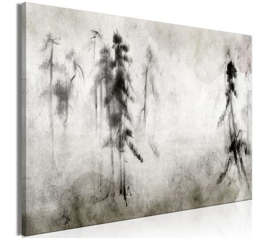 Tableau Mysterious Tact Of Nature Wide 90 X 60 Cm Gris