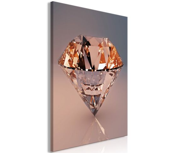 Tableau Costly Diamond Vertical 60 X 90 Cm Marron