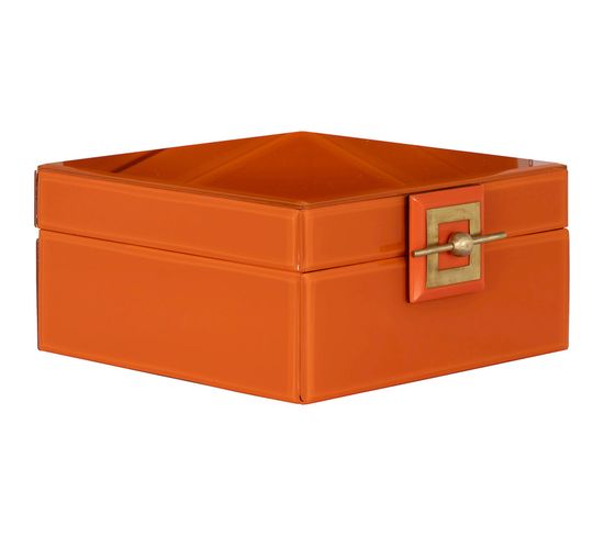 Boîte à Bijoux Bodine Élégance Orange Grande