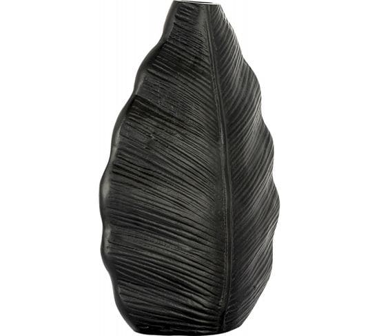 Vase Willow Élégance Noire Aluminium