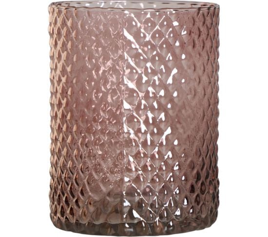Vase En Verre Style Kitsch Marron Unique
