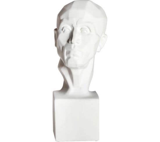 Sculpture Galeo Contemporaine En Céramique Blanc