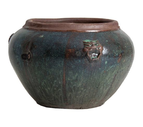 Vase Selegha Oriental Noir En Céramique