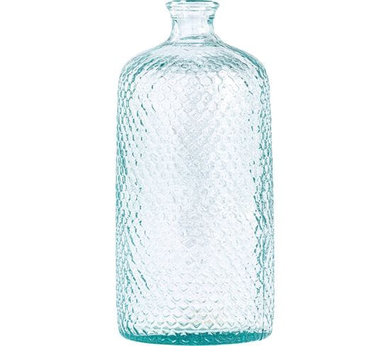Vase En Verre Vintage Transparent Élégant