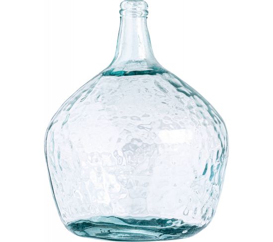 Vase Vintage Transparent En Verre