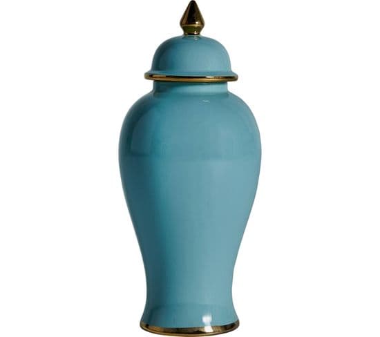 Vase Provençal Bleu D'ornement En Céramique