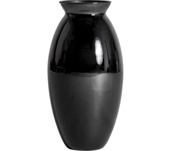 Vase Donet Éclat Noir Élégance Art Déco En Cristal