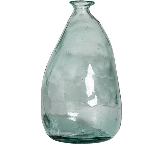 Vase Sumaya Vintage En Verre Recyclé Transparent