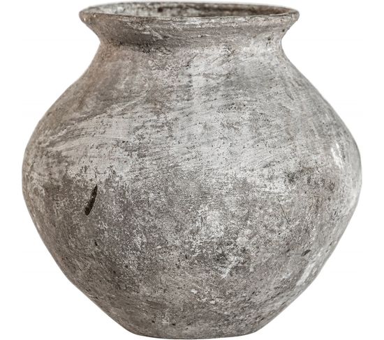 Vase Colonial Krisse En Terracotta Grise