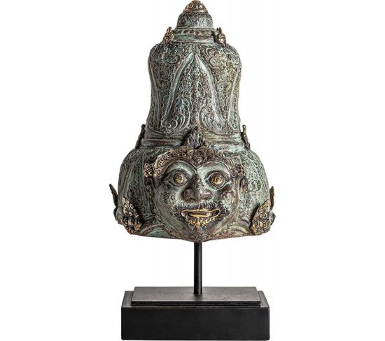 Sculpture Orientale Élégante En Bronze