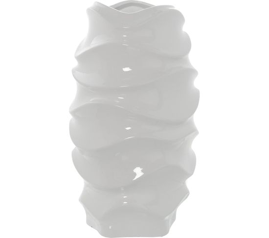 Vase Blanc Brillant Pour Une Élégance Intemporelle