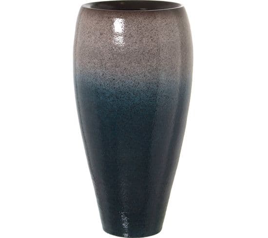 Vase En Céramique Bleu Pour Élégance Intérieure